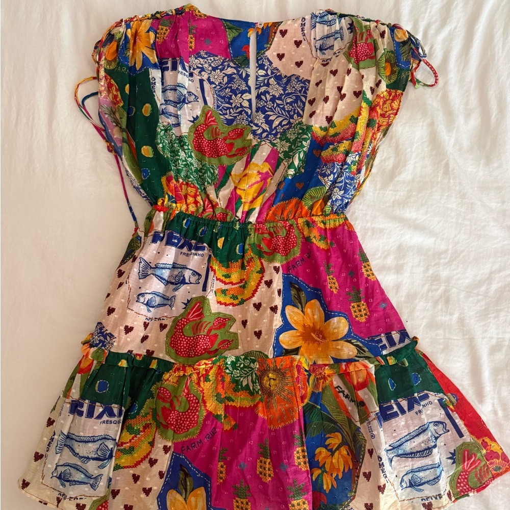 FARM Rio Colorful Floral Mini Dress - Picture 3 of 4